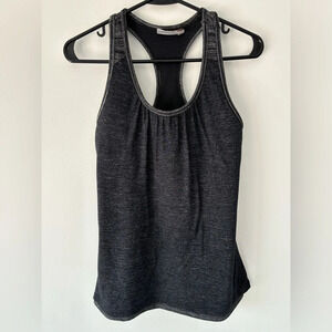 Athleta Double Lined Built In Bra Athletic Tank Top Racer Back Active Workout